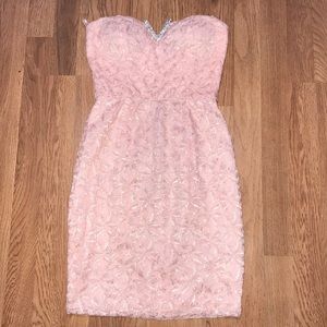 Beautiful light pink cocktail dress